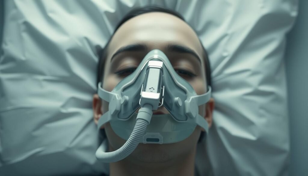 生成圖片：睡眠呼吸機面罩