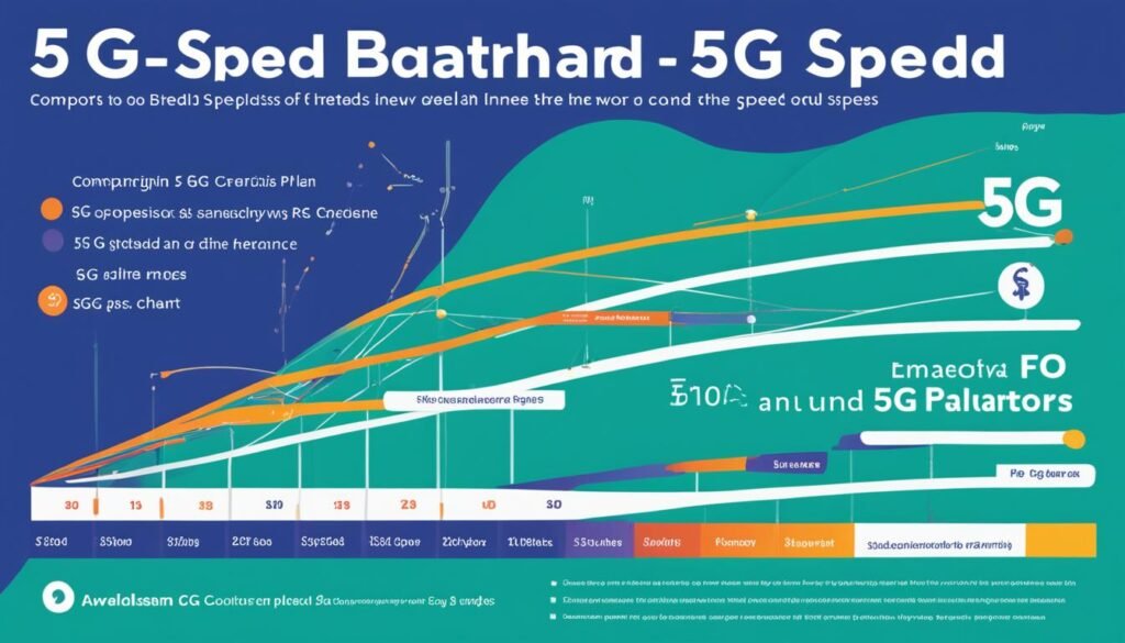 5G網速比較圖表