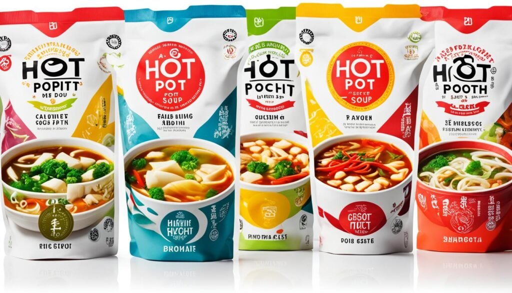 Hot Pot Broth Packet and Hot Pot Soup Base Packets