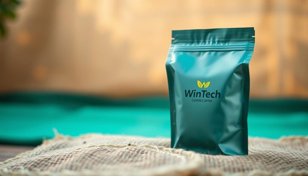 packaging of coffee beans