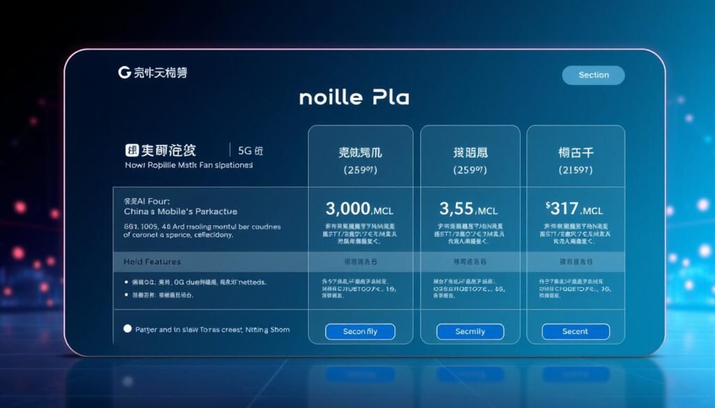 中國移動月費計劃 中國移動月費計劃
