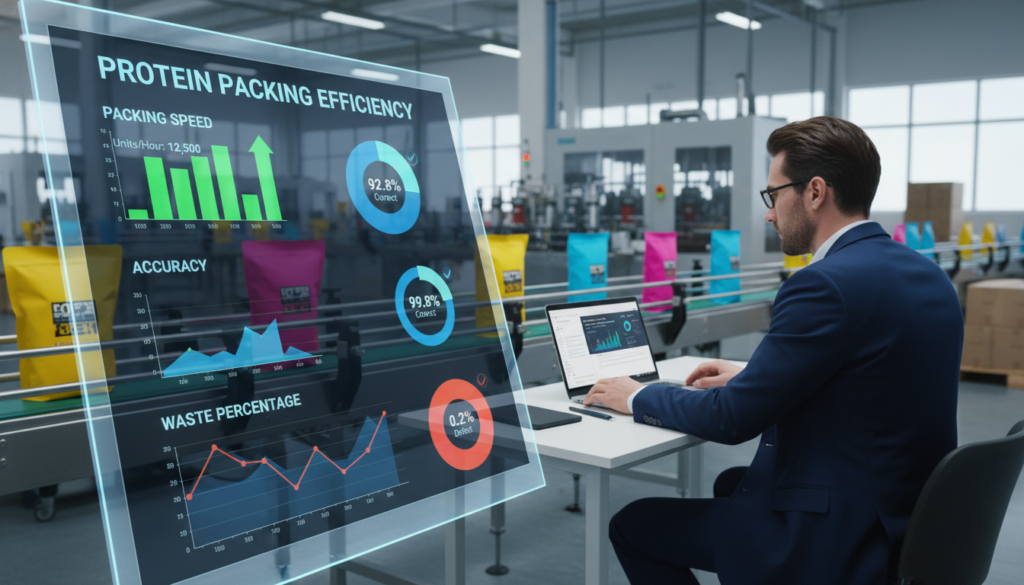 Protein Powder Packing KPI Dashboard